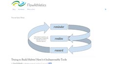 Desktop Screenshot of flowathletics.com