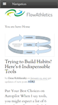 Mobile Screenshot of flowathletics.com