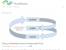 Tablet Screenshot of flowathletics.com